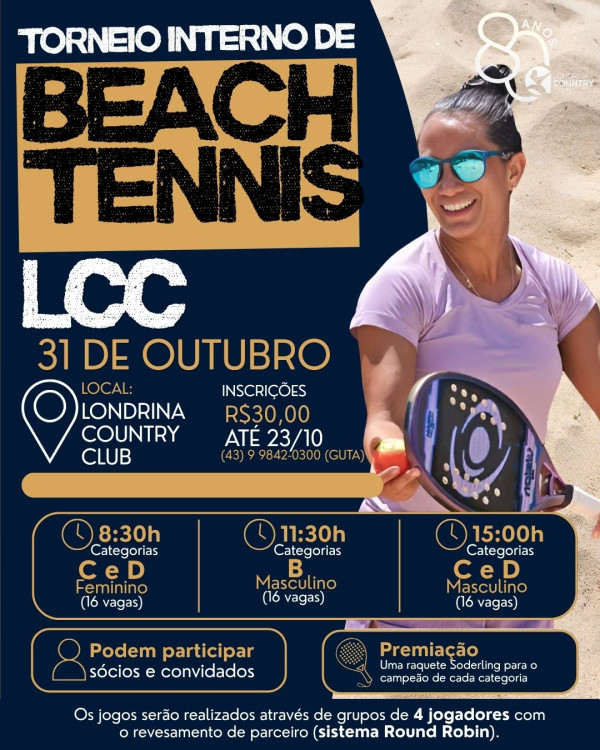 CAMPEONATO BEACH TENNIS - INSTA POST 